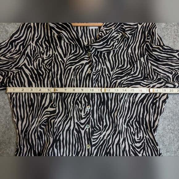 TESS Silk Blouse L - Picture 5 of 7